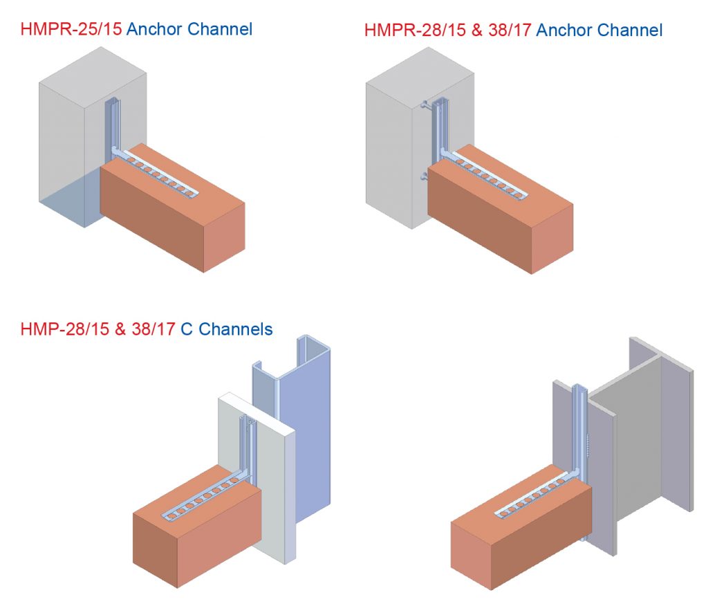 Brick Tie Channels Haz Metal Fixing Systems