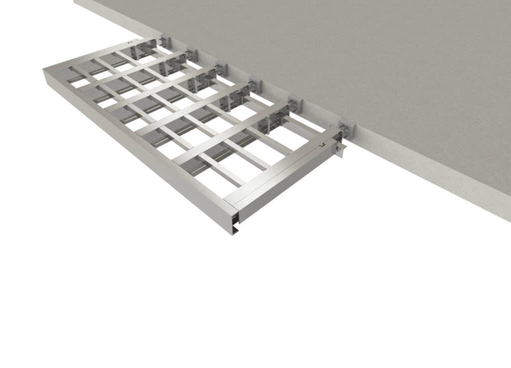 Structural steelwork for balconies