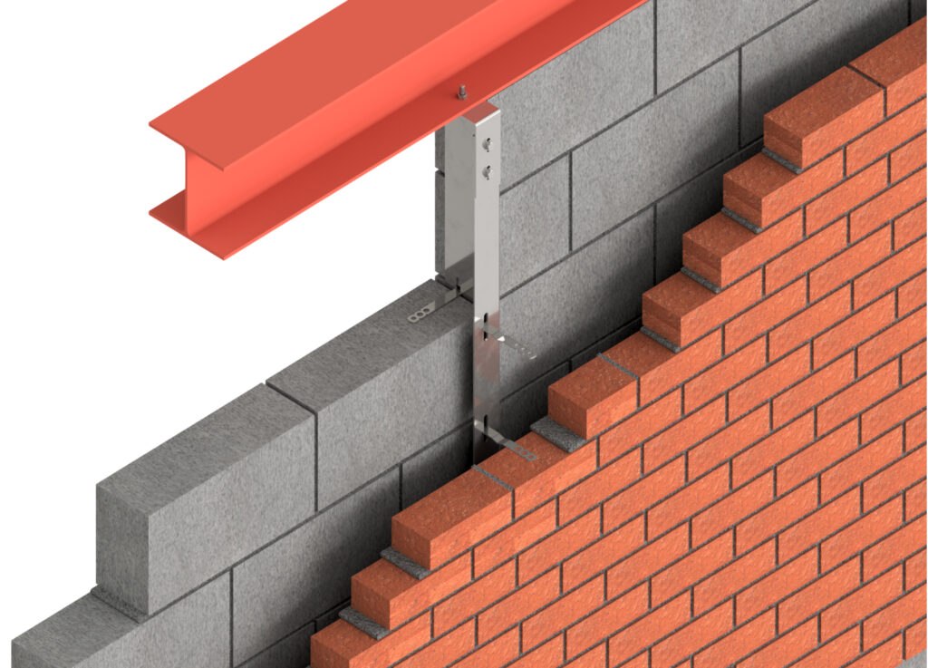 Wind Posts for brick wall restraints