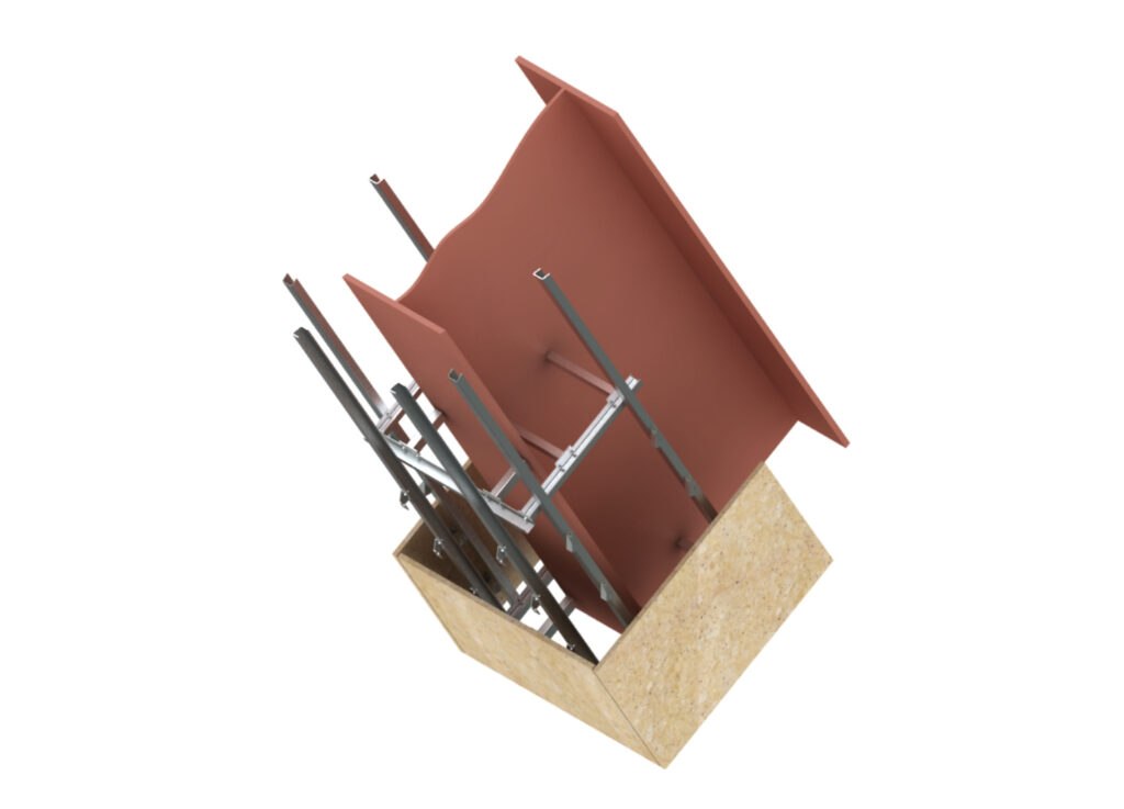 Steel supports for stone façades