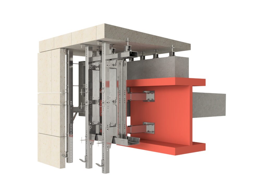 Custom steel systems for ashlar stone