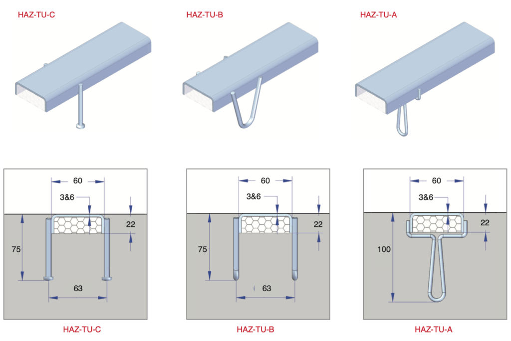 Cast-in Channels | HAZ Metal UK