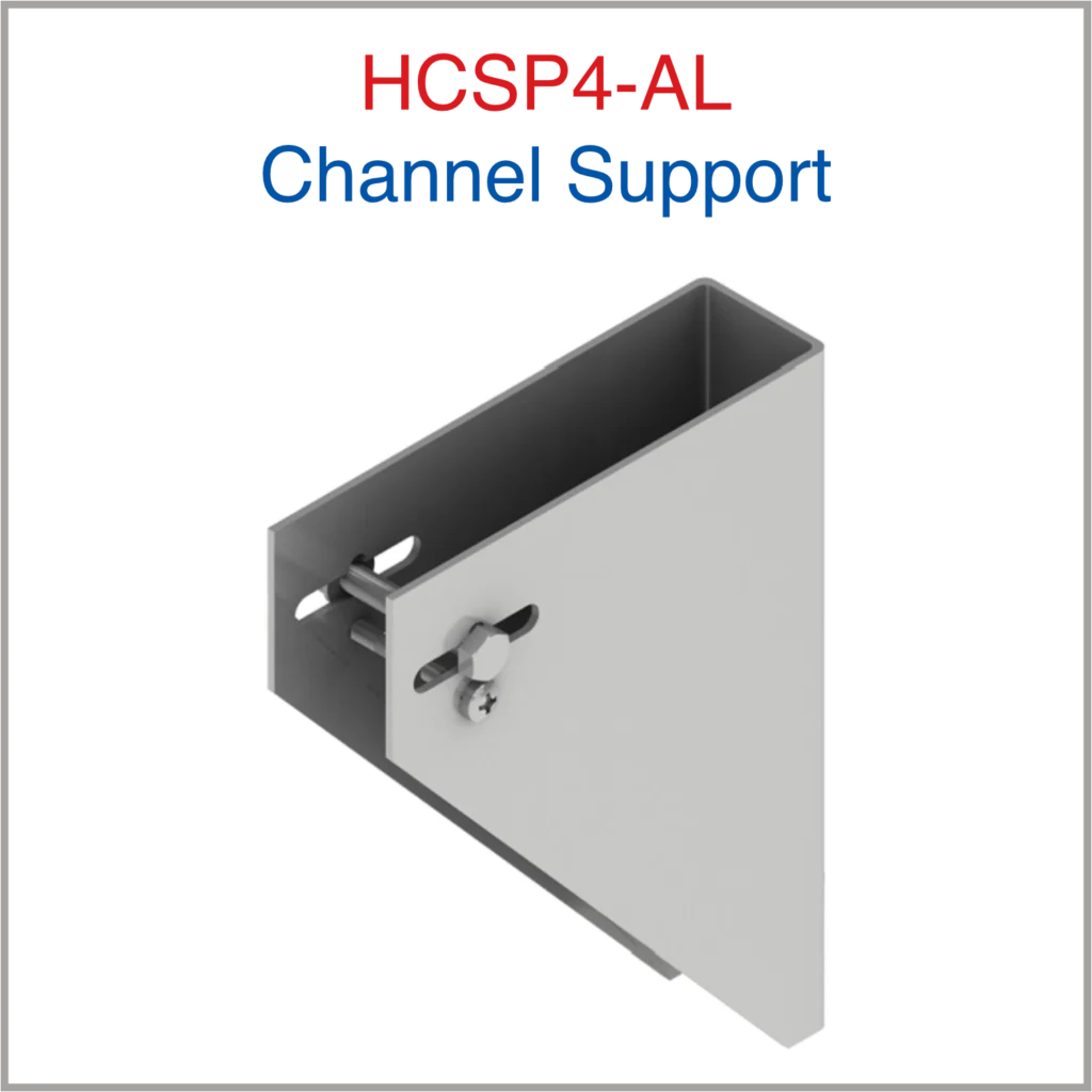 HCSP4-AL Channel Supports | Rainscreen Fixing Systems | Haz Metal