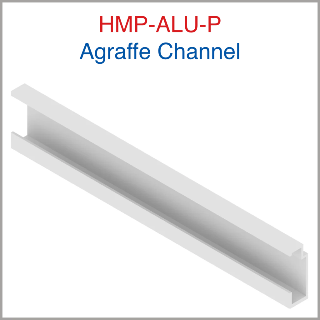 HMP-ALU-P-Agraffe Channels | Rainscreen Fixing Systems | Haz Metal