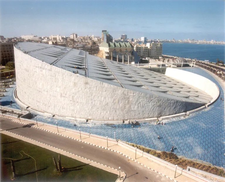 Bibliotheka Alexandrina, Alexandria, Stone Fixing Systems