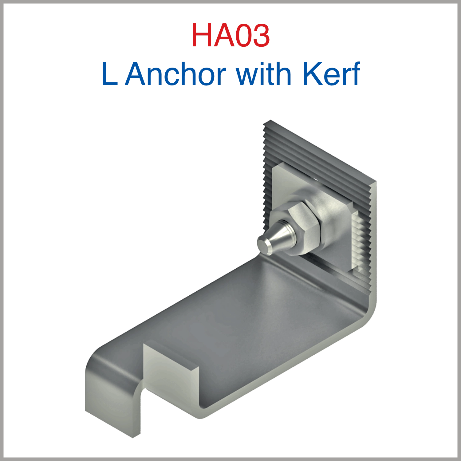 HA03 HA Anchor | Stone Fixing Systems | Haz Metal