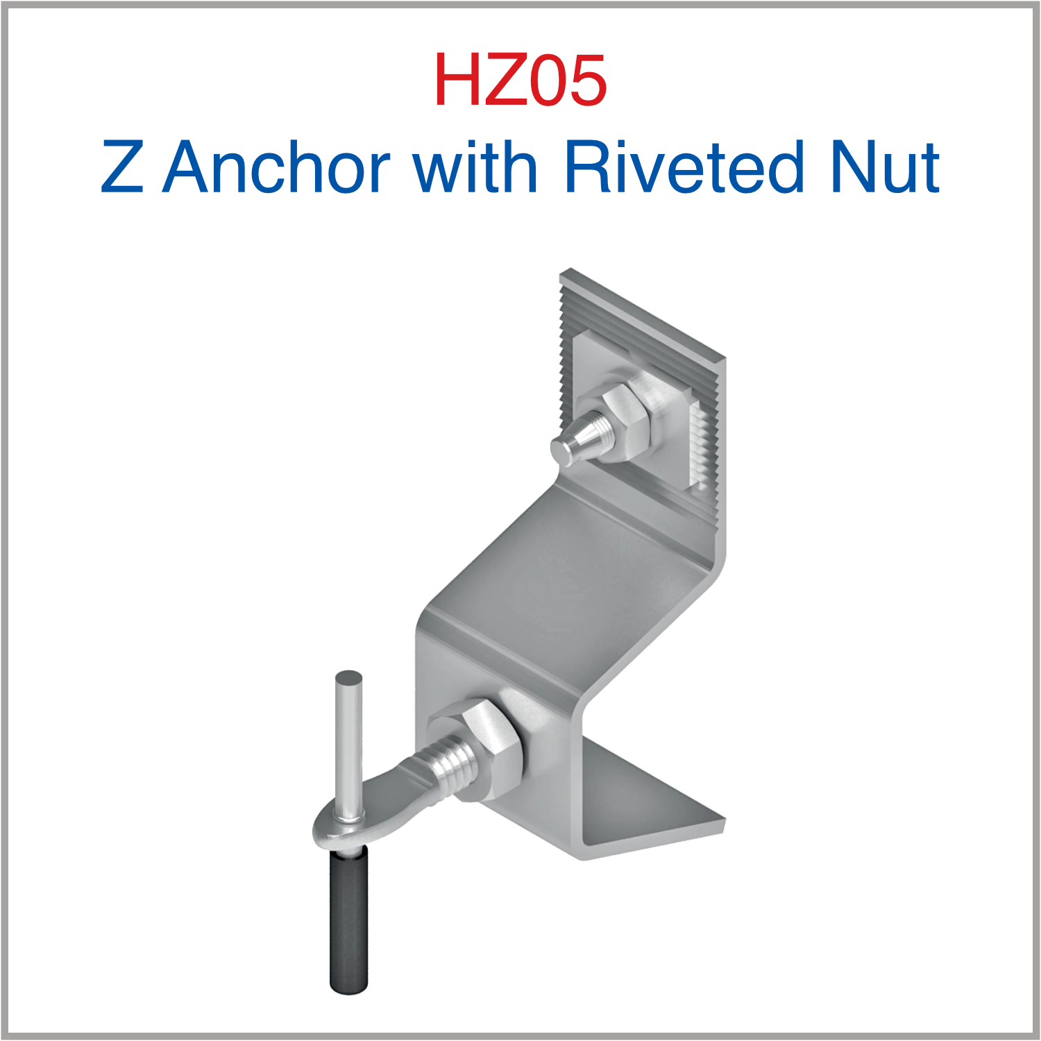 HZ05 Z Anchor | Stone Fixing Systems | Haz Metal
